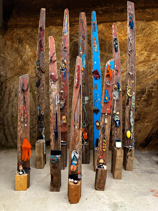 Installation Ange et Dam Dans ce morne horizon