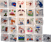abécédaire en broderie