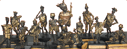 enfants soldats en bronze