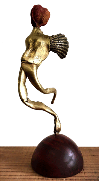 ange en bronze