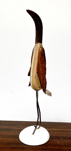 oiseau platre bois